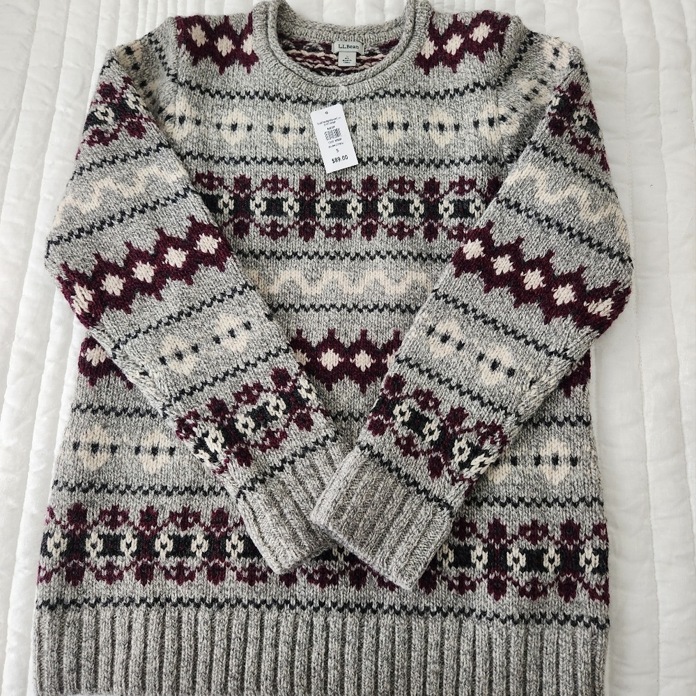 L.L.Bean Fair Isle sweater